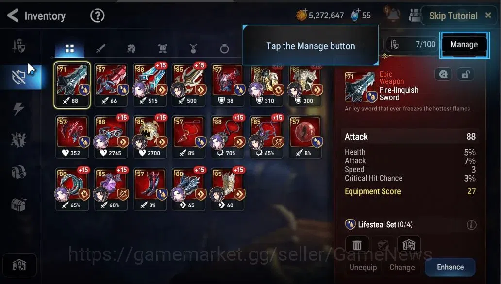 Epic Seven Accounts GLOBAL Unverif|NewEra|2 ML (SP aria, DLilibet,Sage image 15