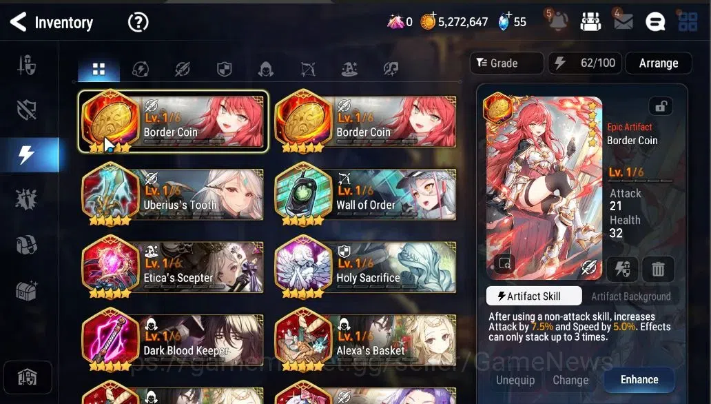 Epic Seven Accounts GLOBAL Unverif|NewEra|2 ML (SP aria, DLilibet,Sage image 19