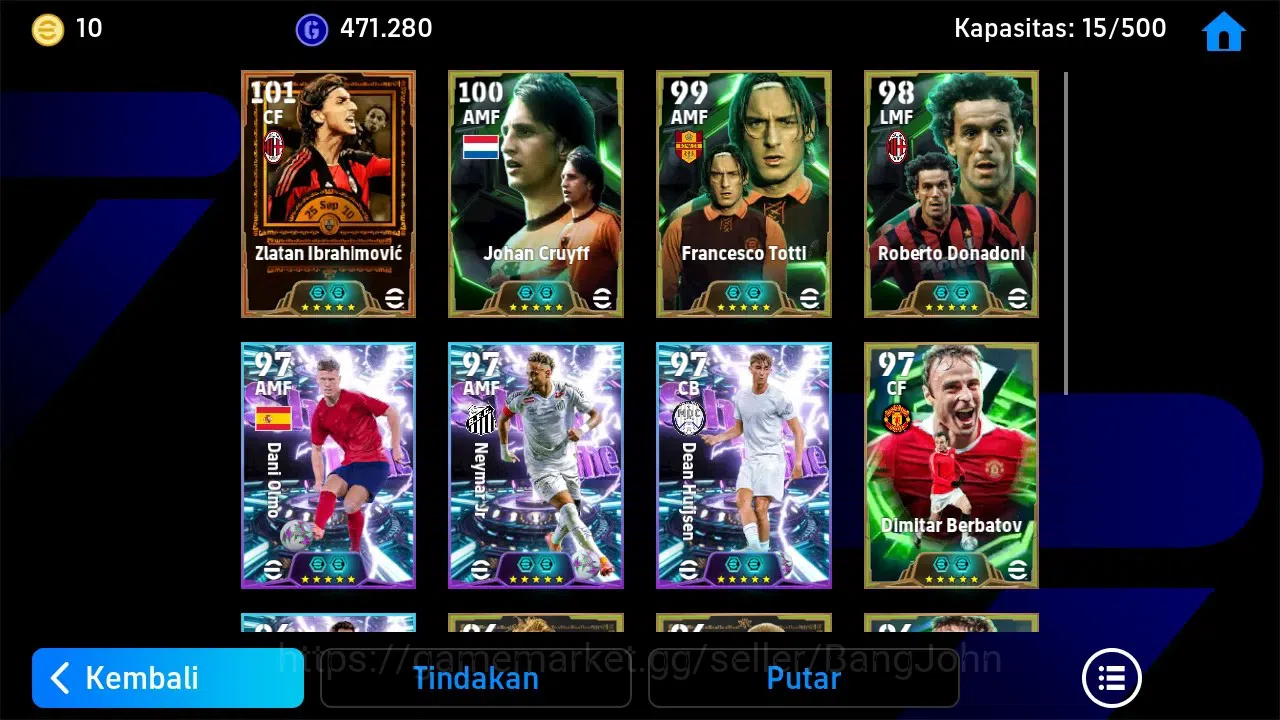 eFootball Accounts ANDROID|PW 3186|Legend Ibahimovic, D Kuyt|Epic J C image 3