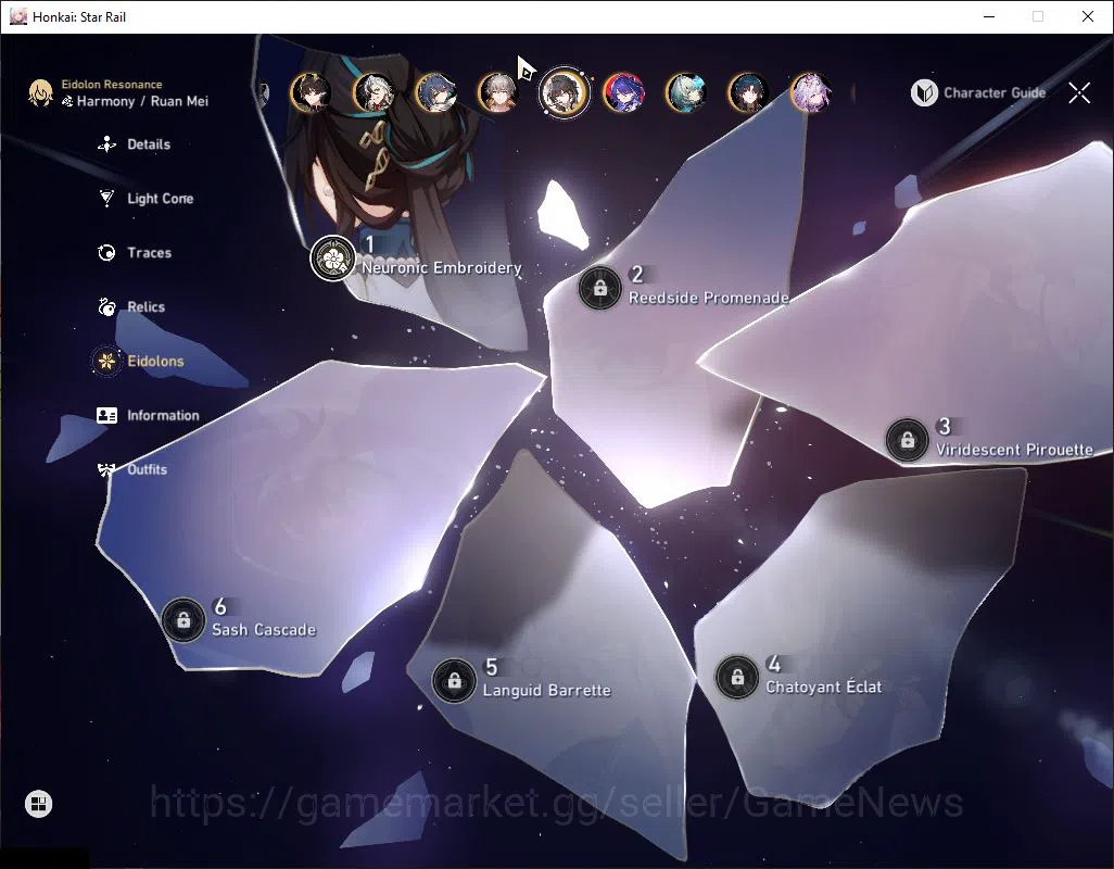 Honkai Star Rail Accounts Asia|TL 70|20 Limited|[Castorice,Acheron,Firefly,H image 13