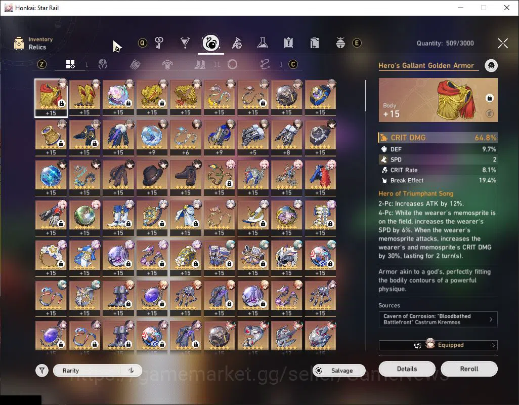 Honkai Star Rail Accounts Asia|TL 70|20 Limited|[Castorice,Acheron,Firefly,H image 6
