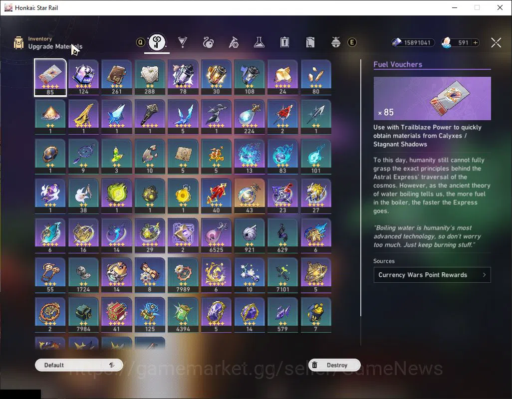 Honkai Star Rail Accounts Asia|TL 70|20 Limited|[Castorice,Acheron,Firefly,H image 7
