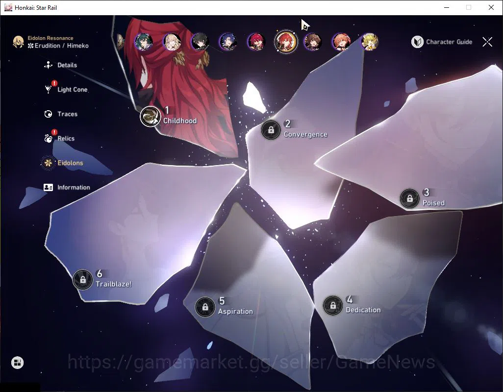 Honkai Star Rail Accounts Asia|TL 70|20 Limited|[Castorice,Acheron,Firefly,H image 9