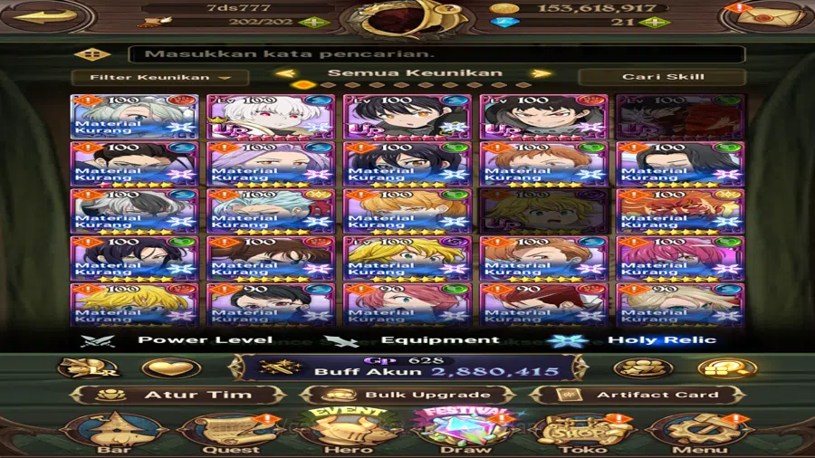 The Seven Deadly Sins: Grand Cross Accounts GLOBAL|2.8M CC|1LR Elizabeth,Full Collab Fire forc image 11