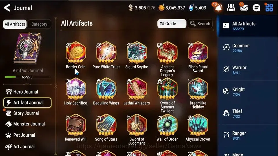 Epic Seven Accounts GLOBAL|UnVerif|4 ML(Salome,TE Kayron,SOT Snow,LC B image 7