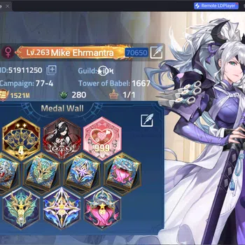 Mobile Legends: Adventure Accounts Global | LV 263 |1521M Power|Camp77-4|VIP 10|11 Nexus|40 Awakening|Hero 20|10
