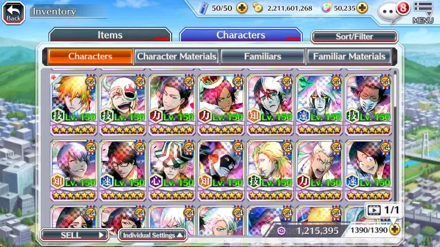 Bleach: Brave Souls Accounts [GLOBAL]50K Orb|10thAnniv[Rukia],9thAnniv[Kenpachi image 11