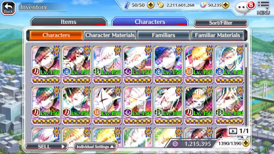 Bleach: Brave Souls Accounts [GLOBAL]50K Orb|10thAnniv[Rukia],9thAnniv[Kenpachi image 12