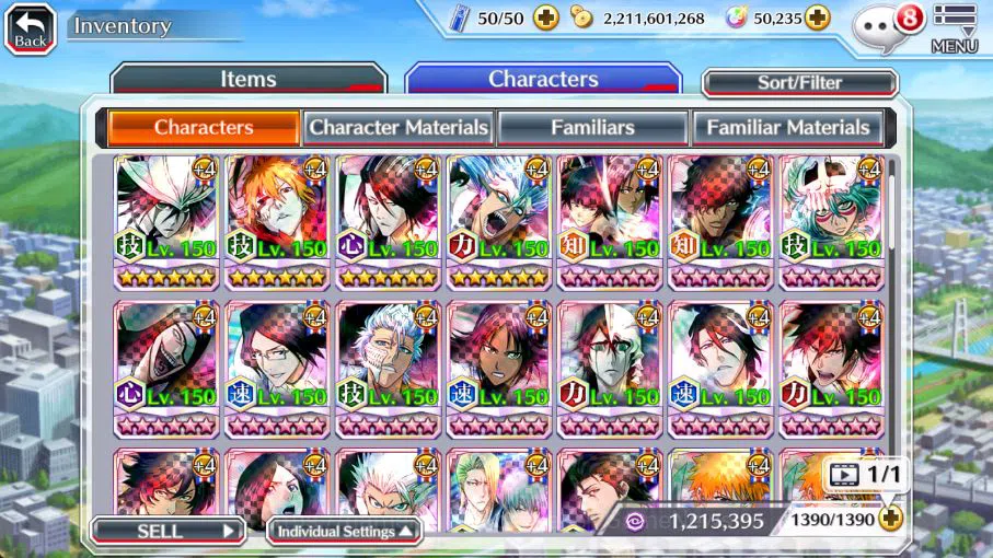 Bleach: Brave Souls Accounts [GLOBAL]50K Orb|10thAnniv[Rukia],9thAnniv[Kenpachi image 14