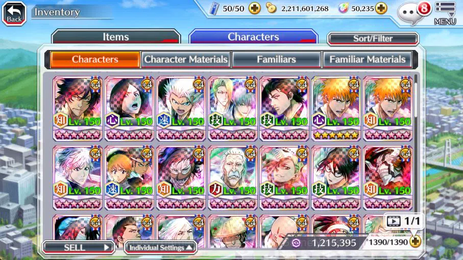 Bleach: Brave Souls Accounts [GLOBAL]50K Orb|10thAnniv[Rukia],9thAnniv[Kenpachi image 15