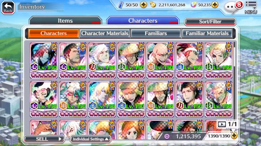 Bleach: Brave Souls Accounts [GLOBAL]50K Orb|10thAnniv[Rukia],9thAnniv[Kenpachi image 16