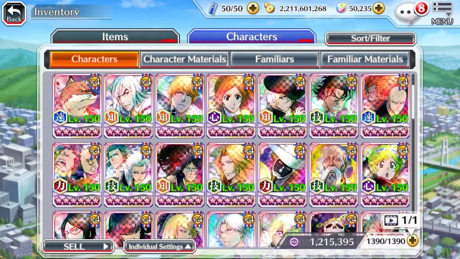 Bleach: Brave Souls Accounts [GLOBAL]50K Orb|10thAnniv[Rukia],9thAnniv[Kenpachi image 17