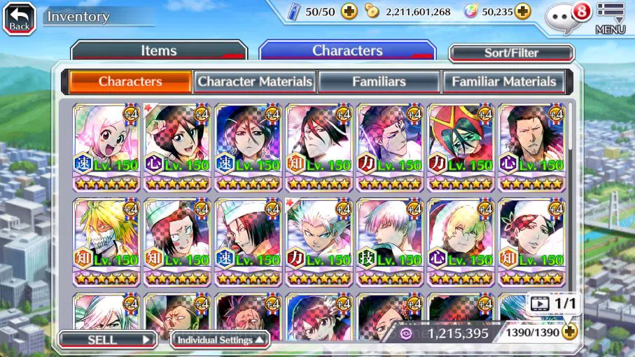 Bleach: Brave Souls Accounts [GLOBAL]50K Orb|10thAnniv[Rukia],9thAnniv[Kenpachi image 8