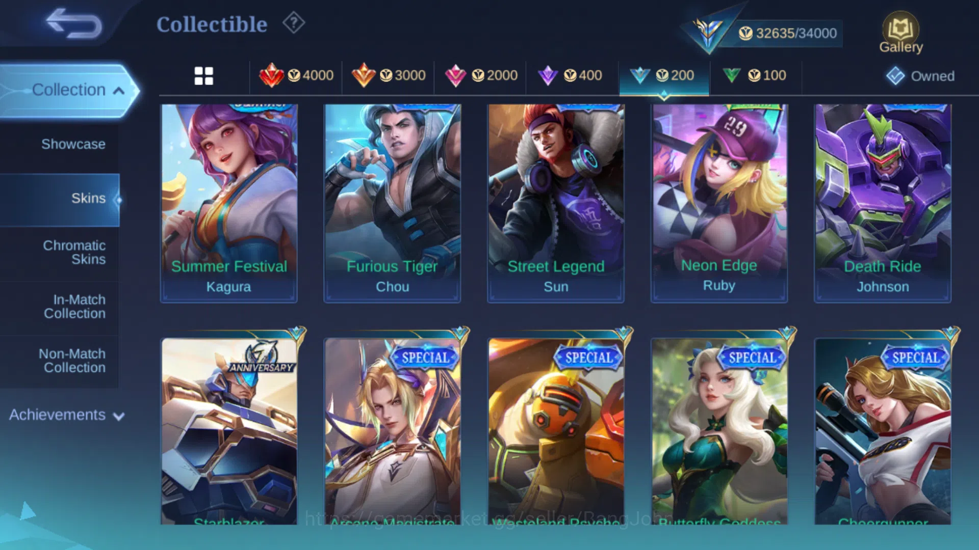 Mobile Legends: Bang Bang Accounts Others Hero 108 | Skin 155 | Emblem All Max | Lightborn Harith | Lightborn Tigreal | Epic 12