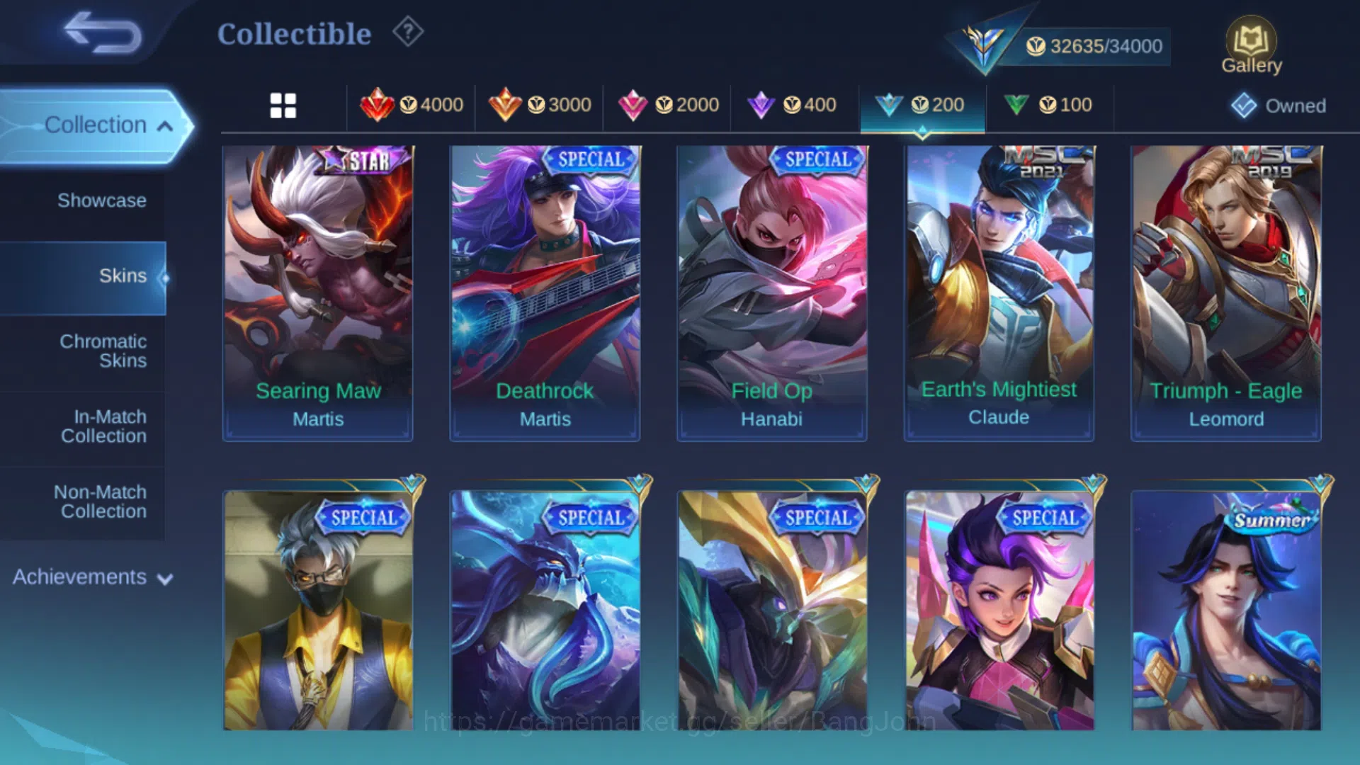 Mobile Legends: Bang Bang Accounts Others Hero 108 | Skin 155 | Emblem All Max | Lightborn Harith | Lightborn Tigreal | Epic 13