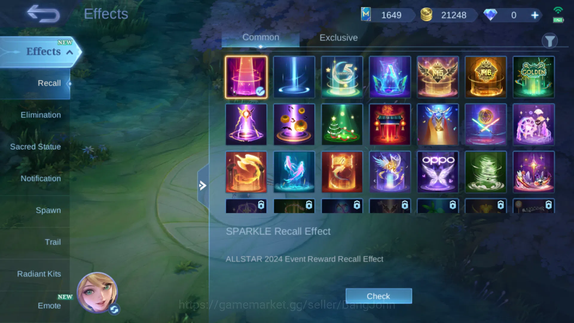Mobile Legends: Bang Bang Accounts Others Hero 108 | Skin 155 | Emblem All Max | Lightborn Harith | Lightborn Tigreal | Epic 17