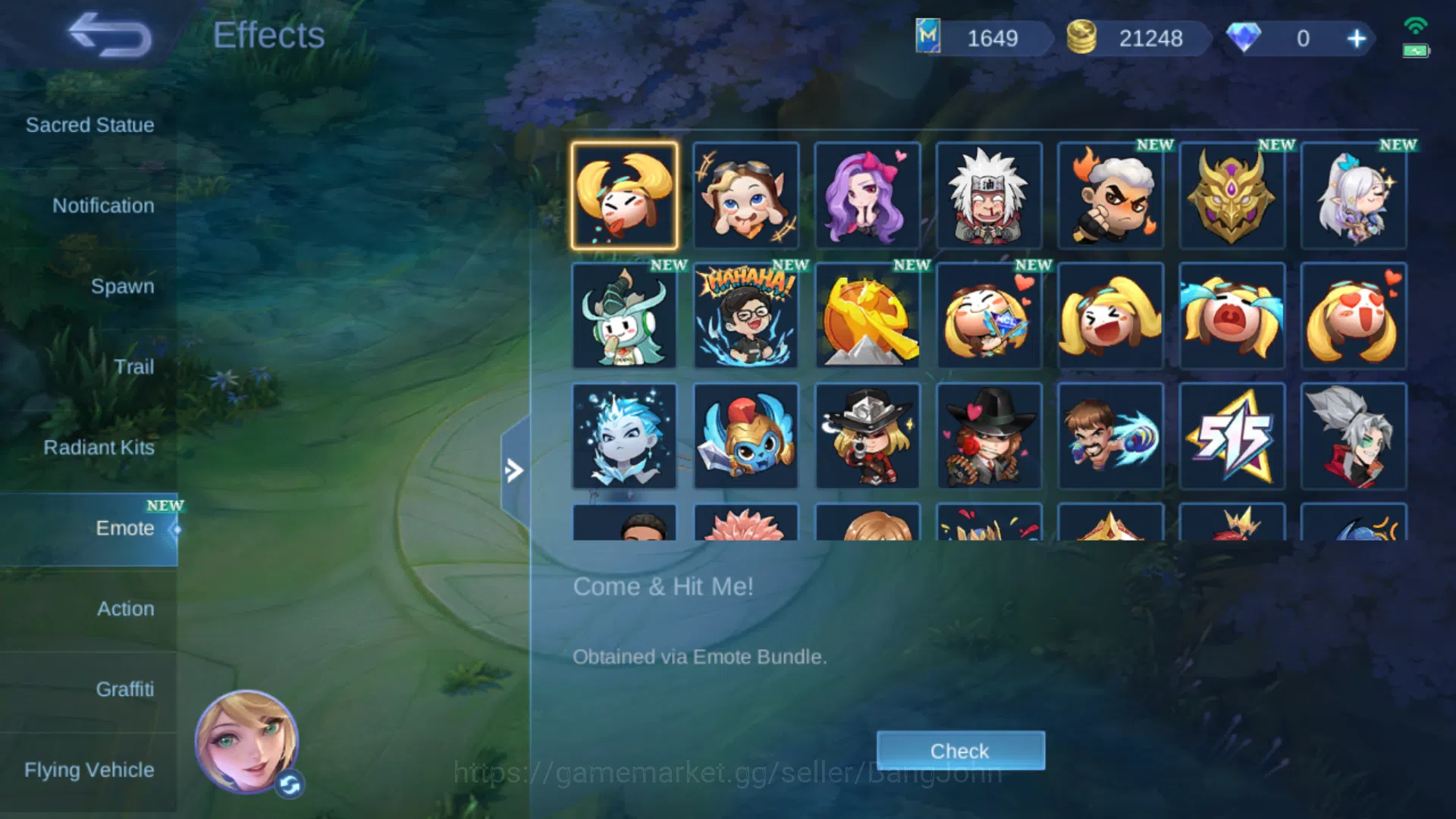 Mobile Legends: Bang Bang Accounts Others Hero 108 | Skin 155 | Emblem All Max | Lightborn Harith | Lightborn Tigreal | Epic 19