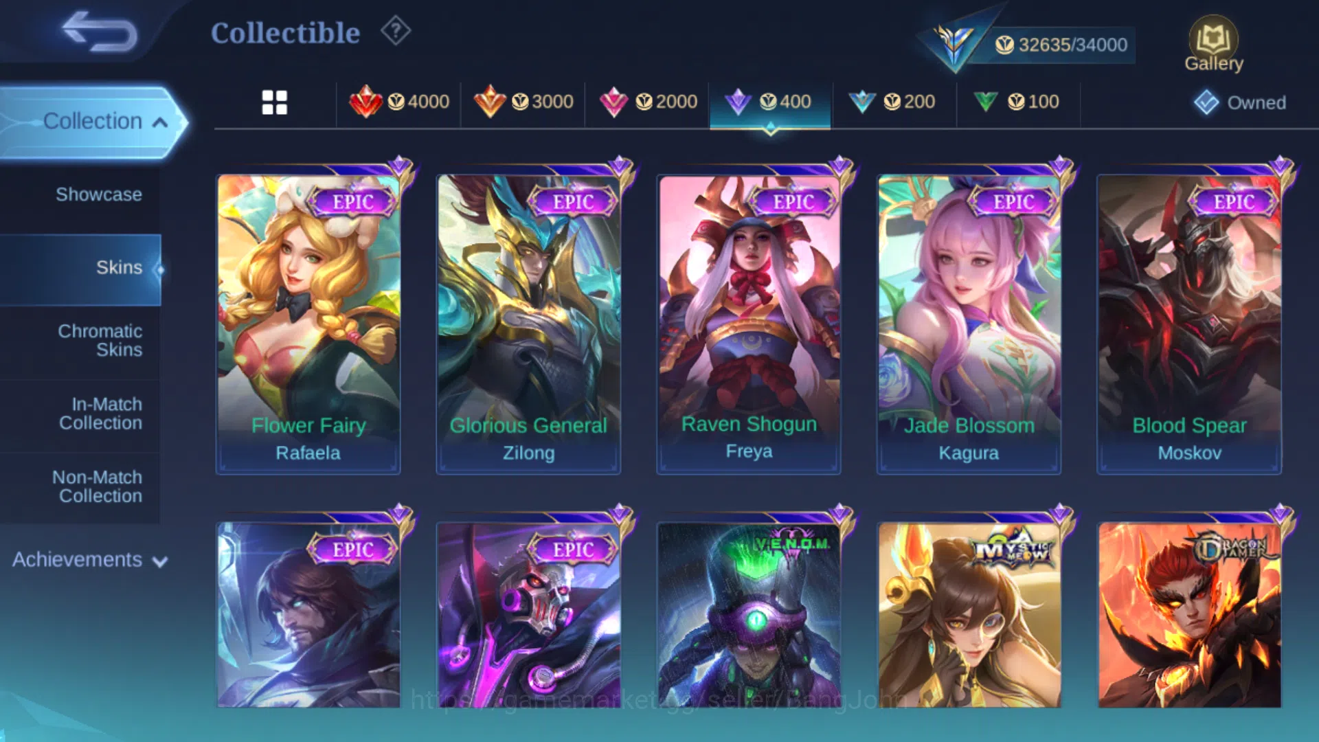 Mobile Legends: Bang Bang Accounts Others Hero 108 | Skin 155 | Emblem All Max | Lightborn Harith | Lightborn Tigreal | Epic 7