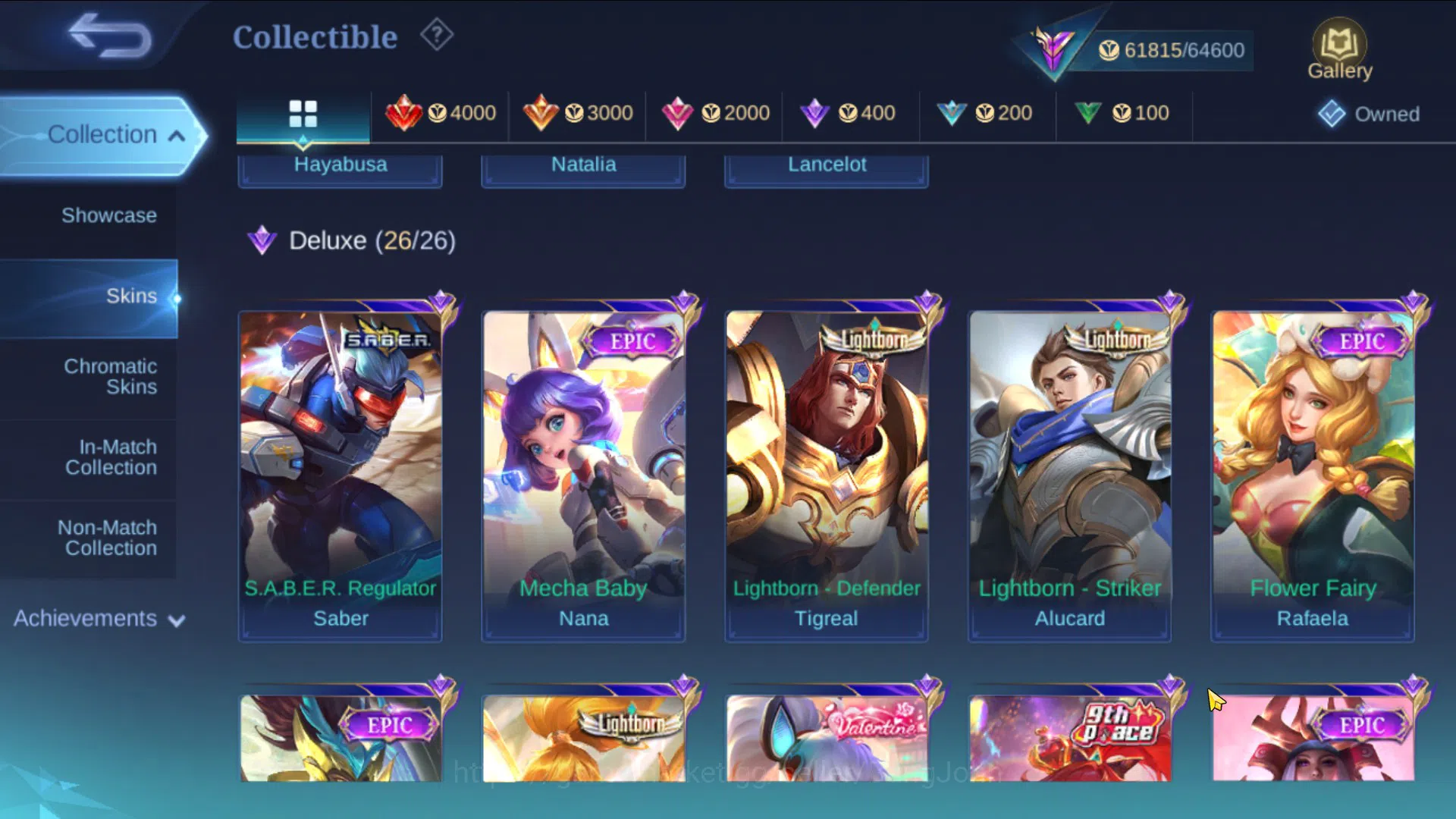 Mobile Legends: Bang Bang Accounts Hero 131, Skin 245|Global Lancelot | Luckybox Lanc image 10