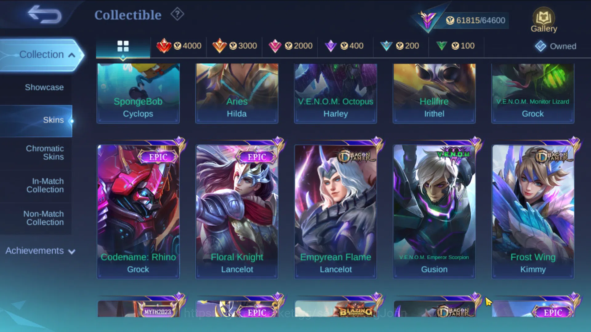 Mobile Legends: Bang Bang Accounts Hero 131, Skin 245|Global Lancelot | Luckybox Lanc image 12