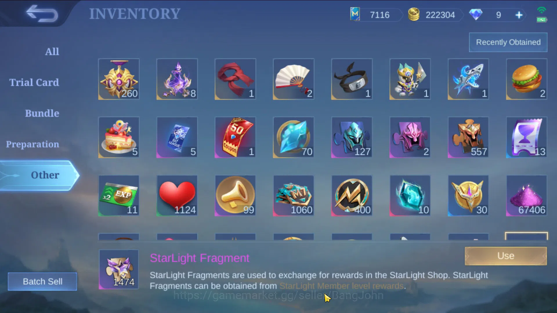Mobile Legends: Bang Bang Accounts Hero 131, Skin 245|Global Lancelot | Luckybox Lanc image 7