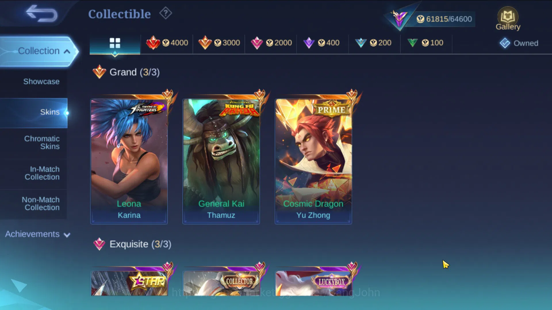 Mobile Legends: Bang Bang Accounts Hero 131, Skin 245|Global Lancelot | Luckybox Lanc image 8