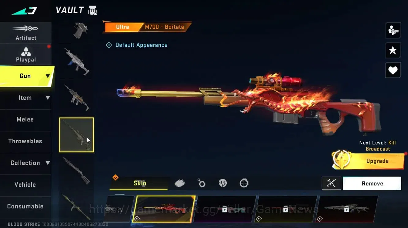 Blood Strike Accounts ASIA|ETERNAL [AUG-Empyrean Lv3]|ULTRA [M700-Boitat image 4