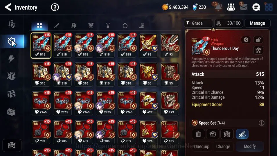 Epic Seven Accounts GLOBAL Unverif|New Era|3 ML(SS Vivian,Har setti,R image 11