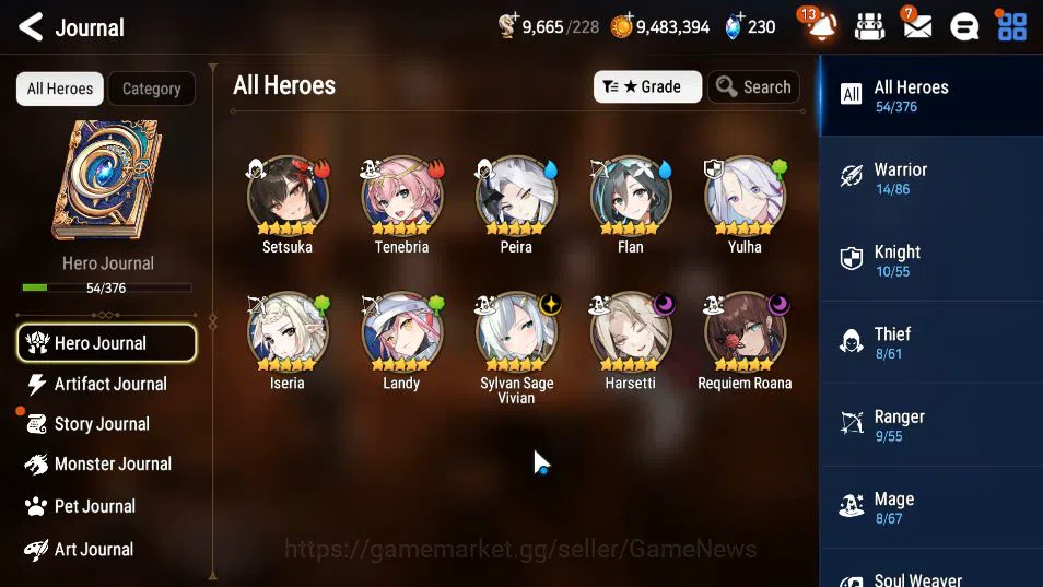 Epic Seven Accounts GLOBAL Unverif|New Era|3 ML(SS Vivian,Har setti,R image 14