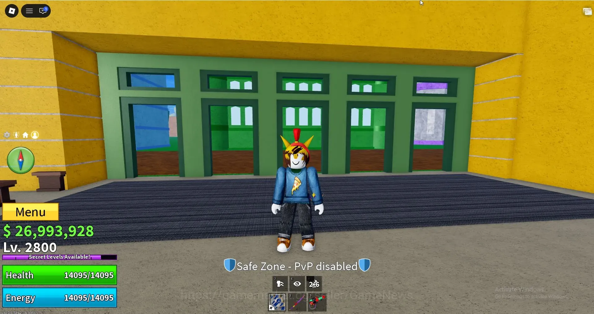 Roblox Accounts Blox Fruit|Lvl 2800|GodHuman (Max)|Human V1|Rengoku,Saber,Yama,Etc|Legendary Fruit (Quake,Spider)|26M 1