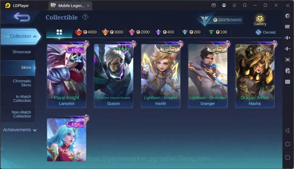 Mobile Legends: Bang Bang Accounts Global|Hero 132|Skin 181|Expert|Collector Natalia| image 3