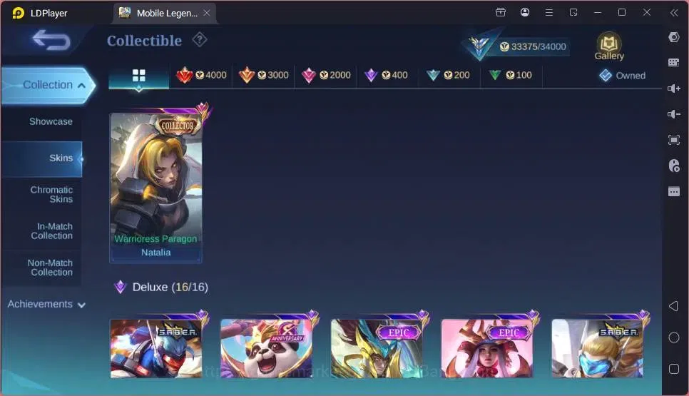 Mobile Legends: Bang Bang Accounts Global|Hero 132|Skin 181|Expert|Collector Natalia| image 6