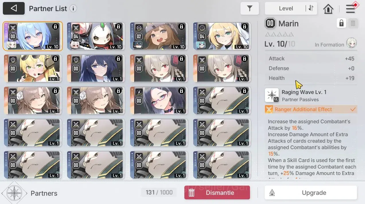 Chaos Zero Nightmare Accounts GLOBAL Lv 22|4 SSR[HeidemarieM1,Yuki,Nine,Luke]+10 image 4