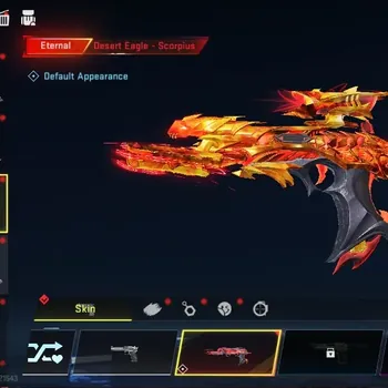 Blood Strike Accounts Collab Skin Asia|Eternal DEagle Scorpius|Collab TokRev FN2000 Dragon,Hank Iguana|Limit AR97