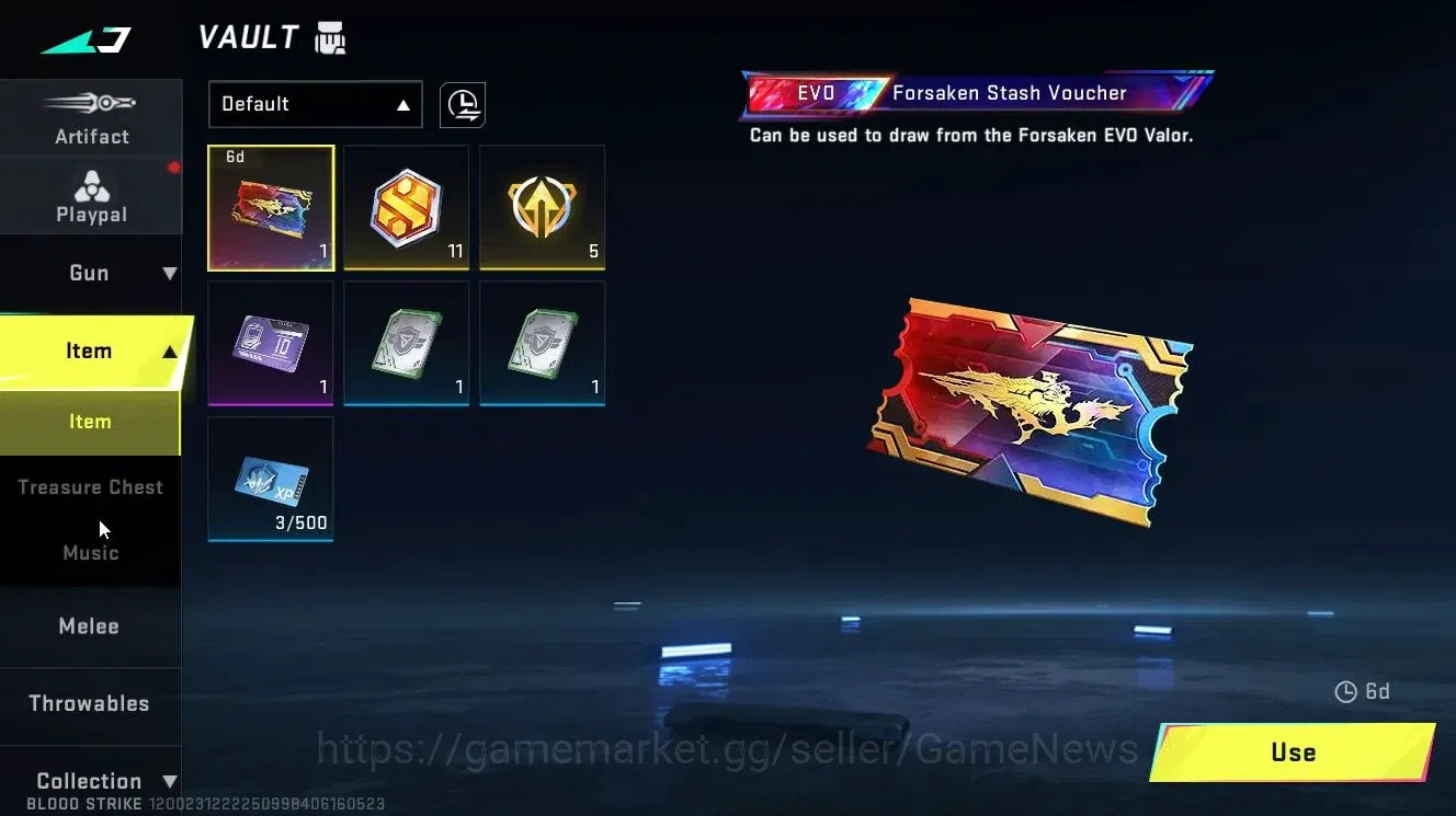 Blood Strike Accounts ASIA |Ultra Striker Volt | 1 EVO Forsaken Stash Vo image 5