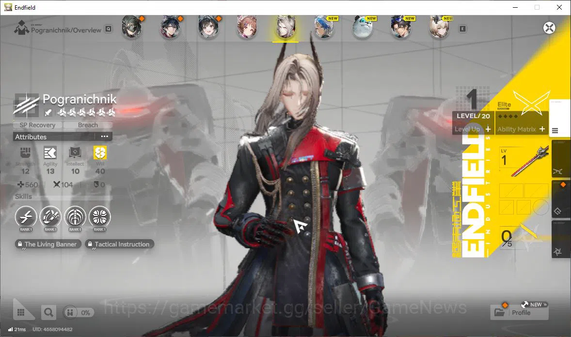 Arknights: Endfield Accounts ASIA|Lv52|SSR3(1Limit)+6(*6WP)|(ZhuangFangyi,Ardel image 13