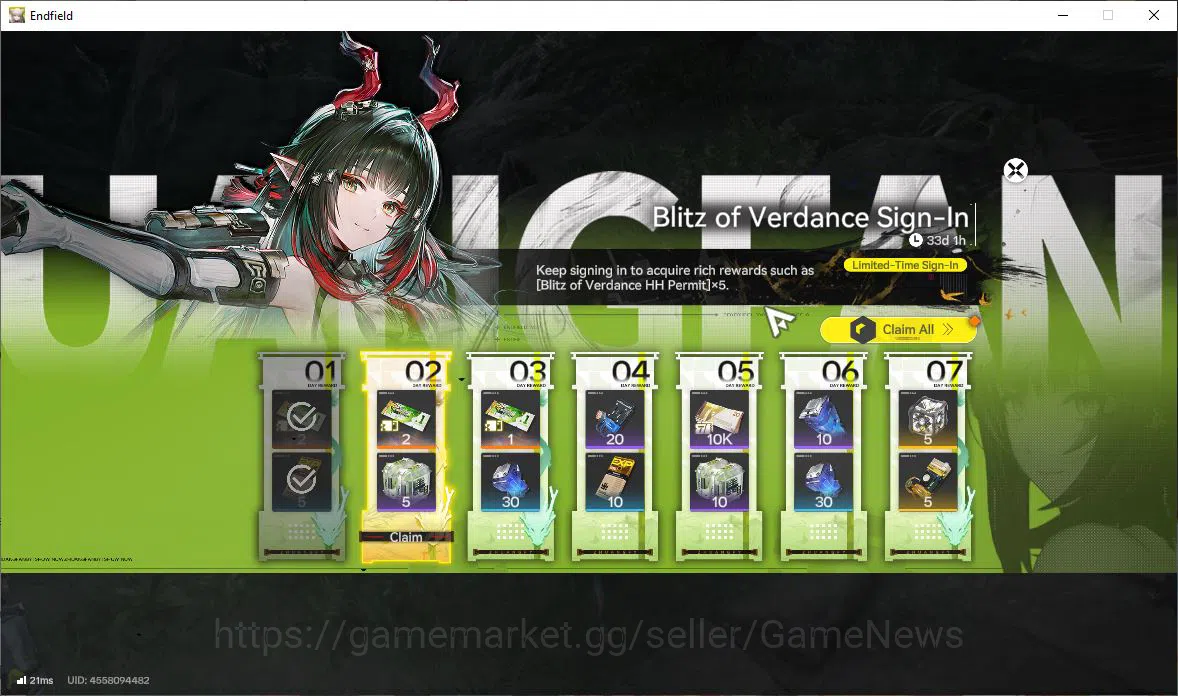 Arknights: Endfield Accounts ASIA|Lv52|SSR3(1Limit)+6(*6WP)|(ZhuangFangyi,Ardel image 19