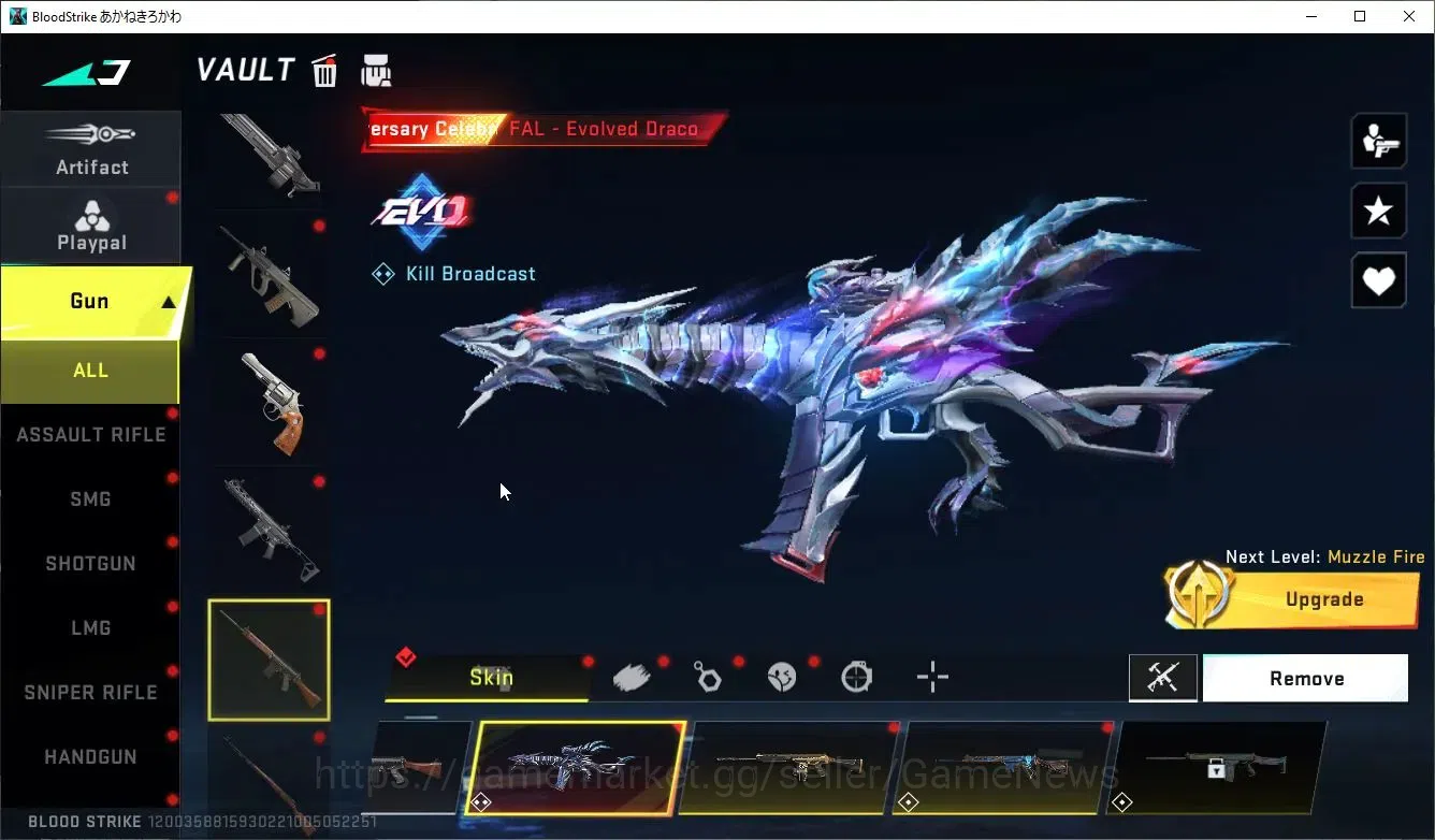 Blood Strike Accounts ASIA|Eternal Zero,M4A1-Embrance,Karl98K+4 ULTRA[No image 11