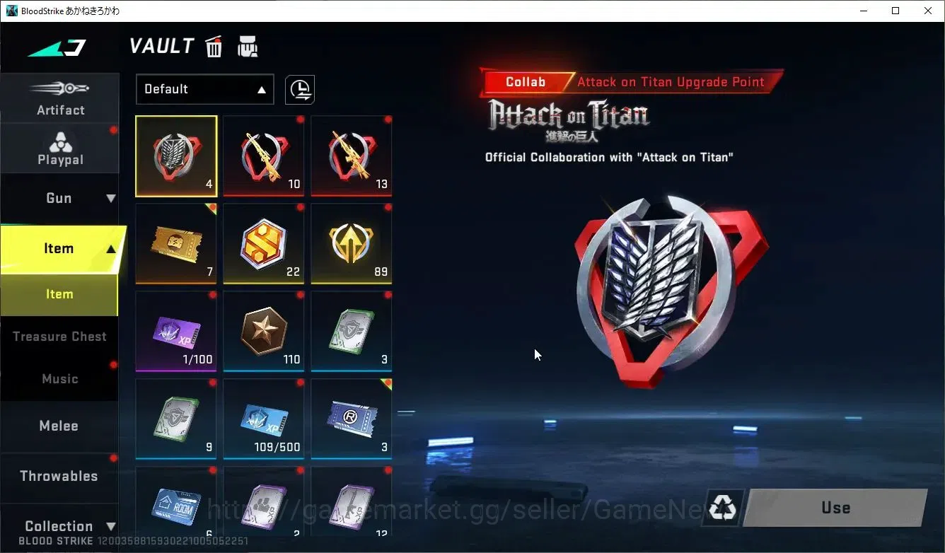 Blood Strike Accounts ASIA|Eternal Zero,M4A1-Embrance,Karl98K+4 ULTRA[No image 12
