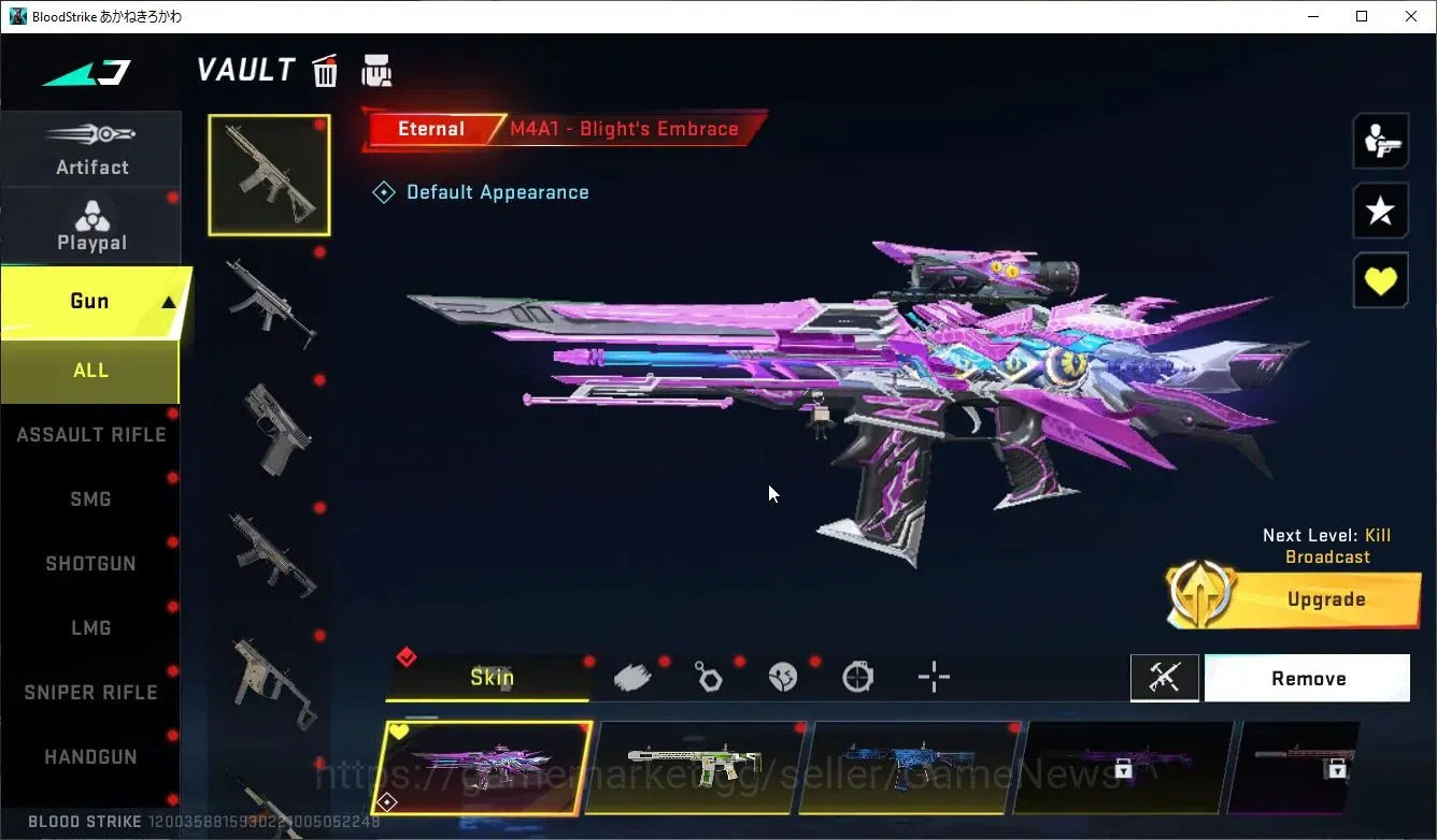 Blood Strike Accounts ASIA|Eternal Zero,M4A1-Embrance,Karl98K+4 ULTRA[No image 7
