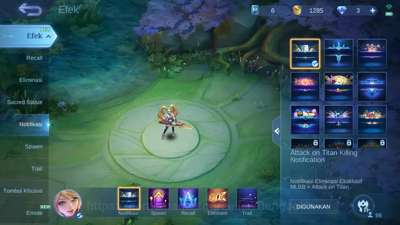 Mobile Legends: Bang Bang Accounts Others "Hero 98 | skin 208 | transformers roger | sanrio floryn | luckybox karina 14