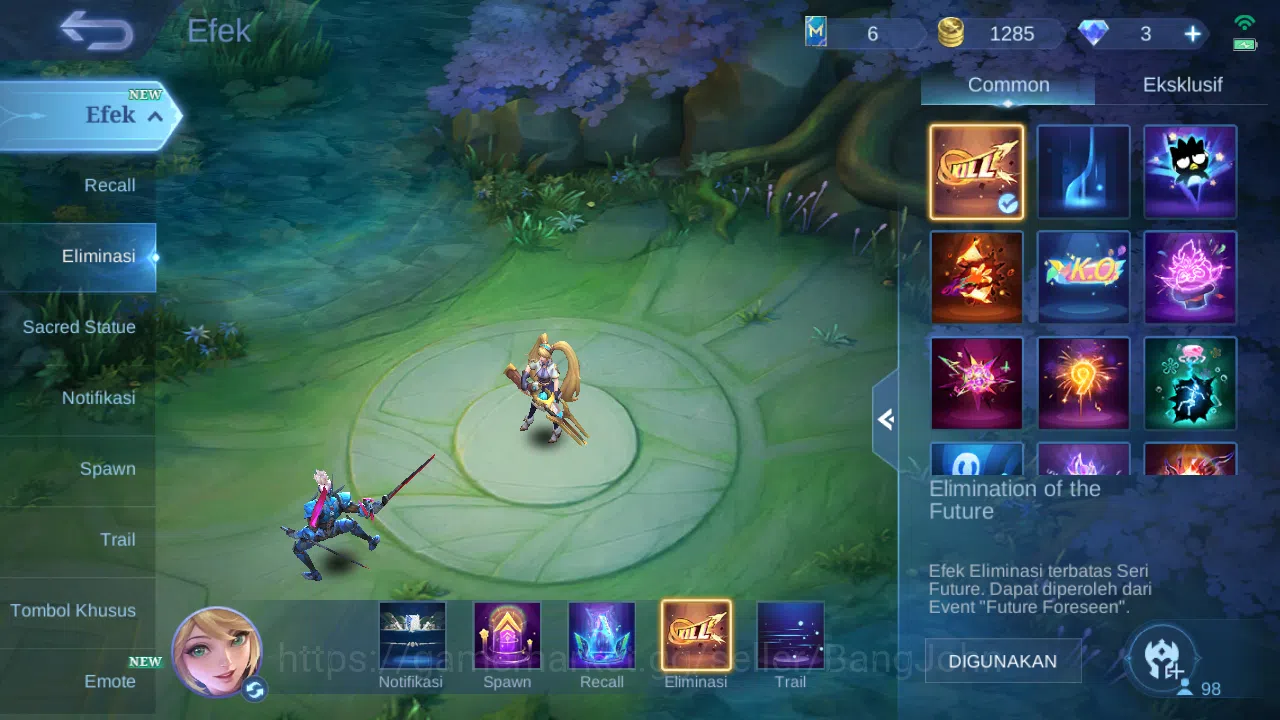 Mobile Legends: Bang Bang Accounts Others "Hero 98 | skin 208 | transformers roger | sanrio floryn | luckybox karina 5