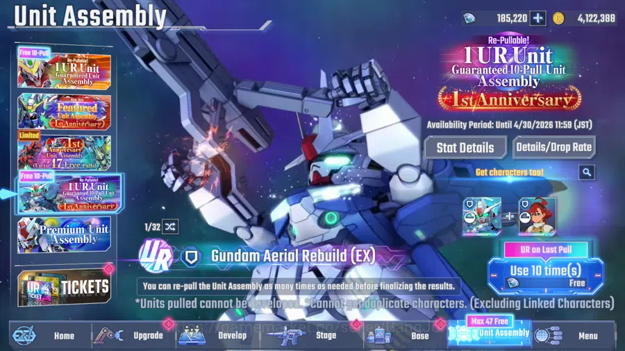 SD Gundam G Generation ETERNAL Accounts Global Rank 34 | Freedom Gundam,Gundam Exia,Phoenix Gundam,Justice Gundam | 185+K 7