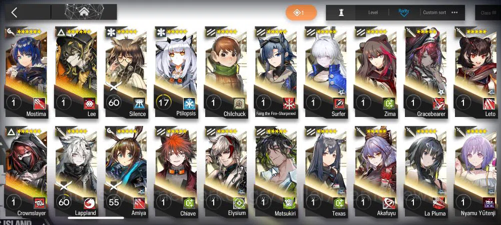 Arknights Accounts Lv 67|159 OP+4 Skin|71K Oru|10 Limited|Wisadel,Sak image 6