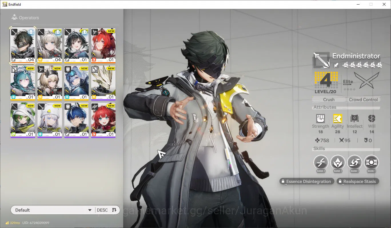 Arknights: Endfield Accounts NA/EU Level 2 | Fresh starter Laevatain |2200 Ober image 1