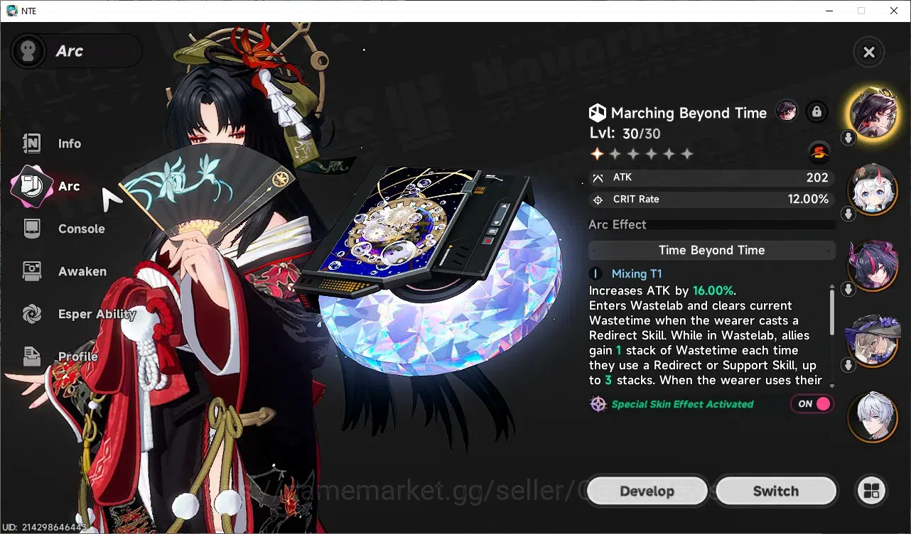 Neverness to Everness Accounts GLOBAL SEA|HL 17|Tyc 6|5 SSR 2 Limited| Shinku, (Hotori, Juyuan, Sakiri)+Sign, Baicang |2 3