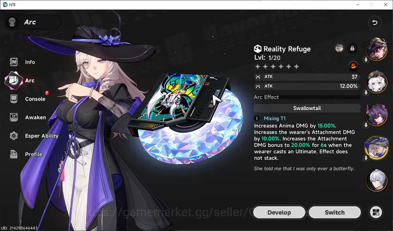 Neverness to Everness Accounts GLOBAL SEA|HL 17|Tyc 6|5 SSR 2 Limited| Shinku, (Hotori, Juyuan, Sakiri)+Sign, Baicang |2 7