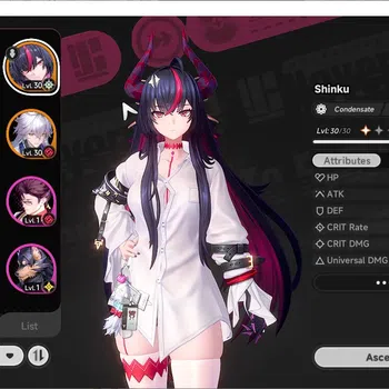 Neverness to Everness Accounts GLOBAL SEA|HL 17|Tyc 6|5 SSR 2 Limited| Shinku, (Hotori, Juyuan, Sakiri)+Sign, Baicang |2
