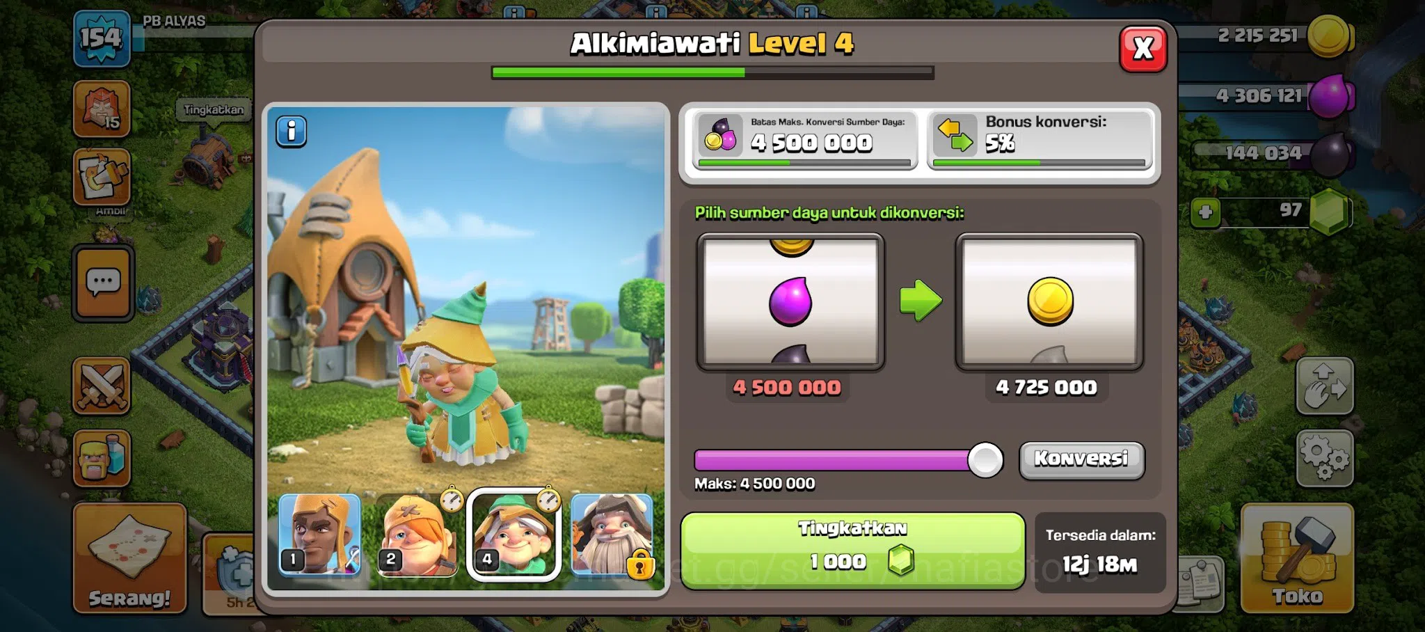 Clash of Clans Accounts TH13 Max AQ80, RC30, GW59. 6 Max TH13 Hero Equipme image 16