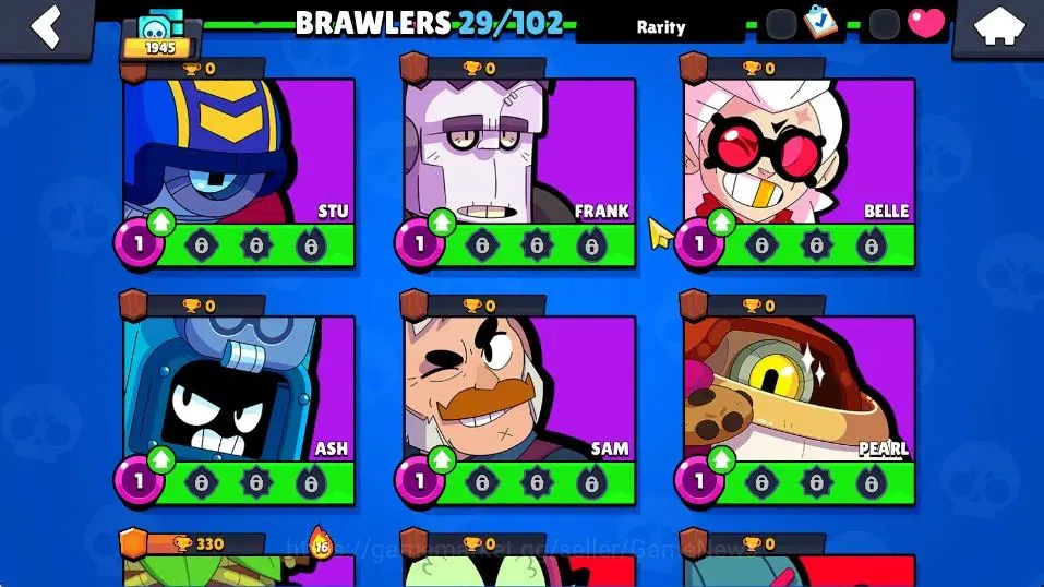Brawl Stars Accounts 1945 Trophy|12k Bling| 29 Brawlers, 5 Max Lvl. 1 H image 10